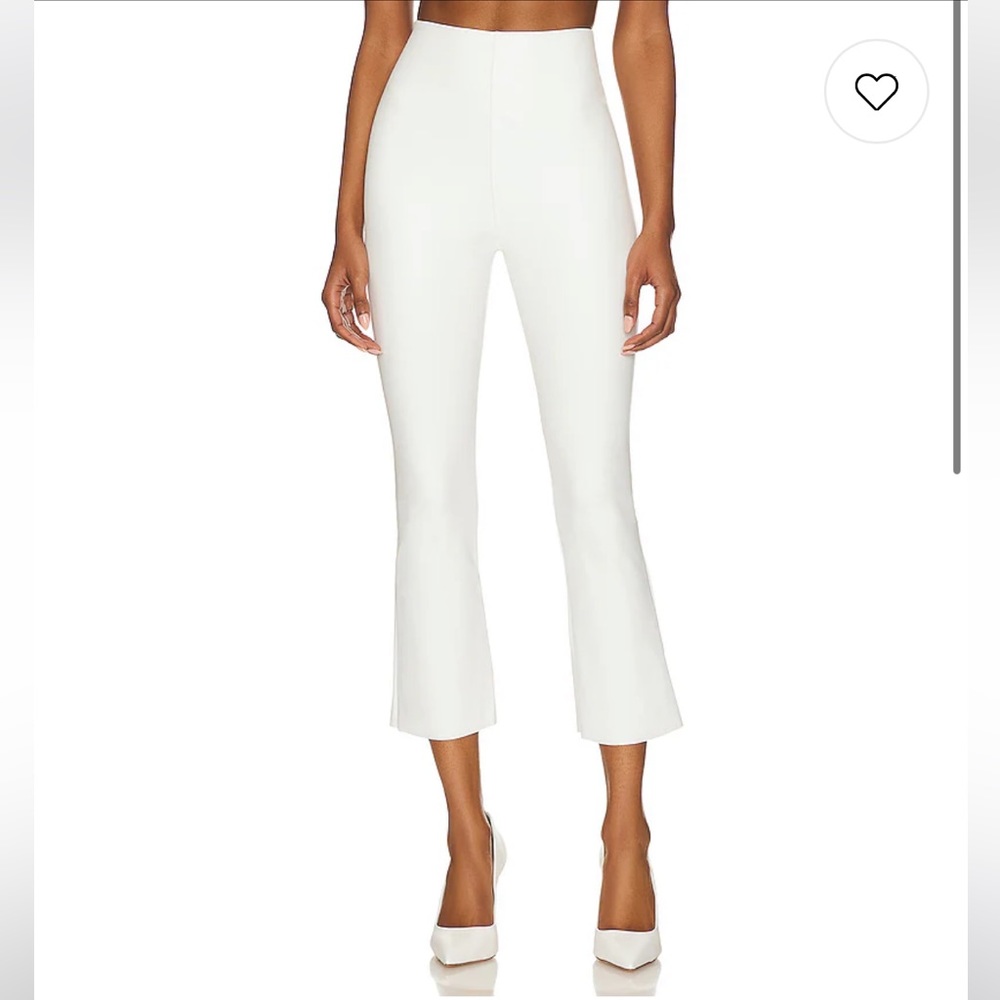 FAUX LEATHER COMMANDO LEGGINGS